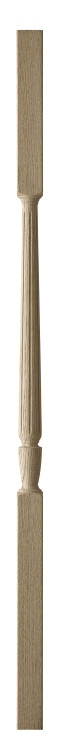 1 Classic Oak Fluted Spindle 1100 41