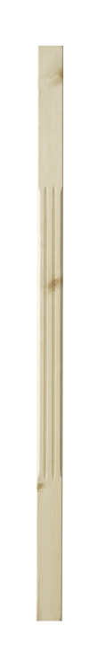 1 Pine Stop Chamfer Fluted Baluster 900 41