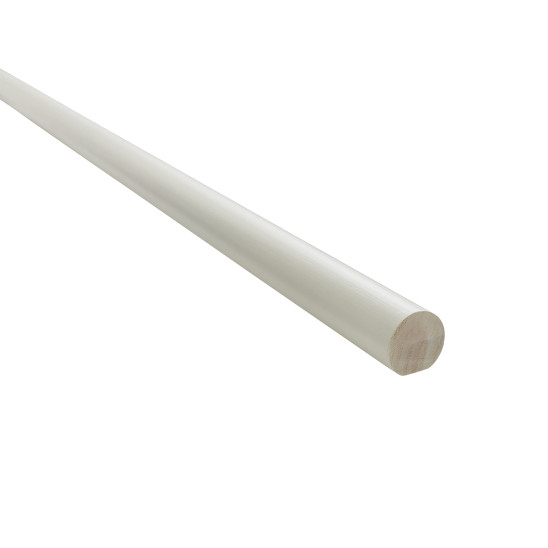 1 Smooth Primed Round Handrail 2400 54