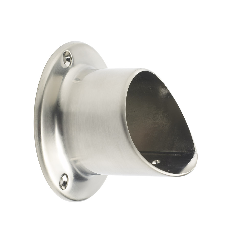 1 Fusion Wall Connector Brushed Nickel Effect