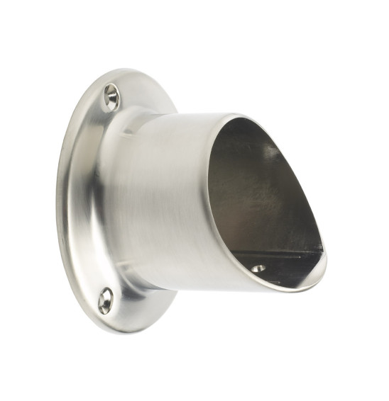 1 Fusion Wall Connector Brushed Nickel Effect